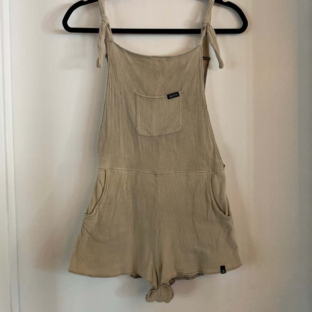 Auric Surf Tie Strap Romper